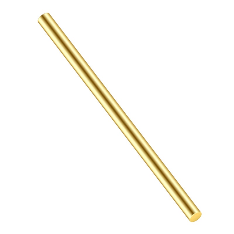 DYWISHKEY 1 Pieces 12 inches 15/32 inch/12mm Brass Rods, Brass Round Stock Lathe Bar Stock for DIY Craft Making, Handle Pin, Brass Rod 15/32 inch in Diameter, 12 inches in Length - Image 5